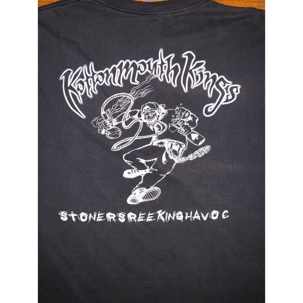 Vintage Kottonmouth Kings Stoners Reeking Havoc T Shirt Black XL Rap Tee